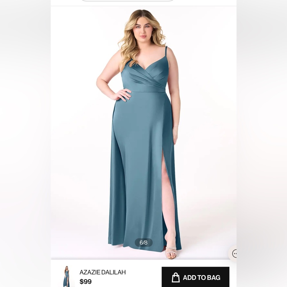 Azazie Dalilah in Bermuda - HEMMED